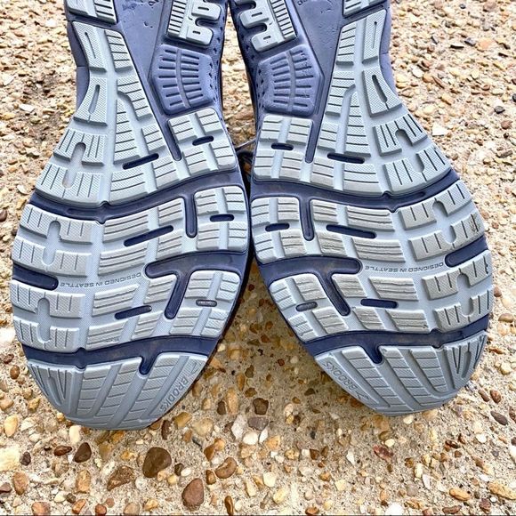 Men’s Brooks Adrenaline 21 Gray Jogging Shoes Size 14 - Picture 7 of 9